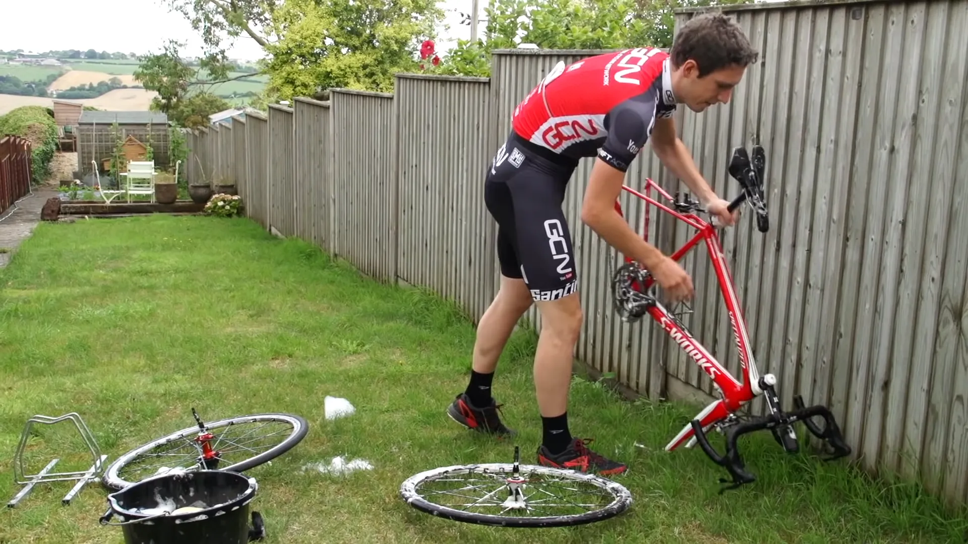 Cleaning Bike