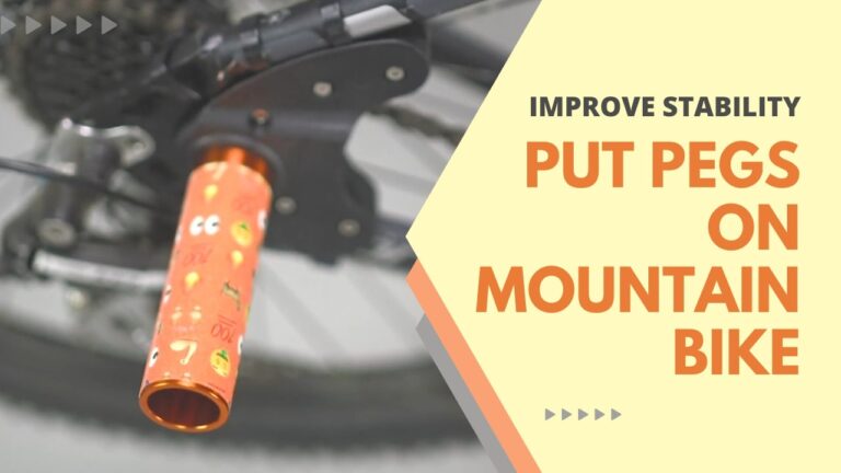 Pegs On A Mountain Bike