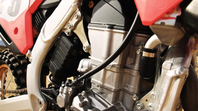 Dirt Bike Engine. Honda CRF450R Engine