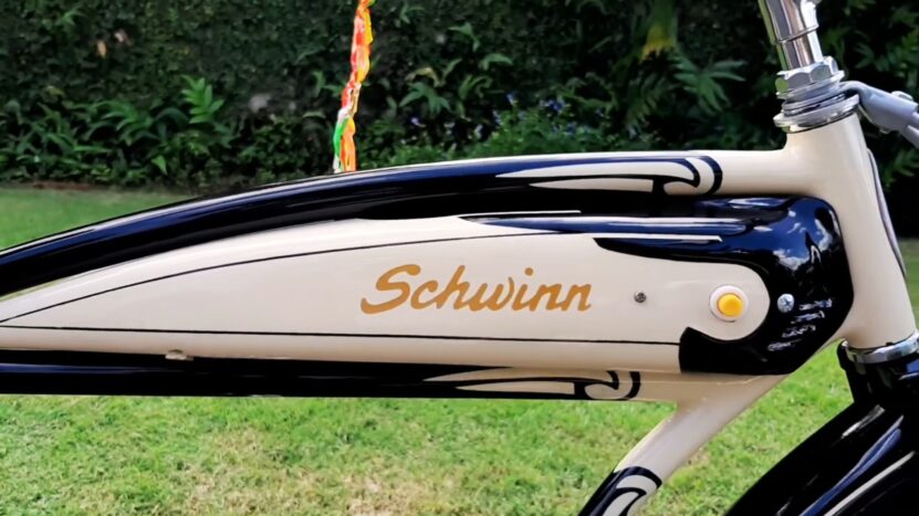 Schwinn Hornet 1953 Cruiser Bicycle Side View. Where to Find Vintage Schwinn Bike