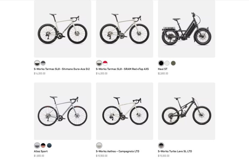 Specialized Bikes Price