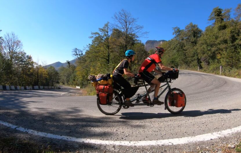 Tandem bikes encourage teamwork