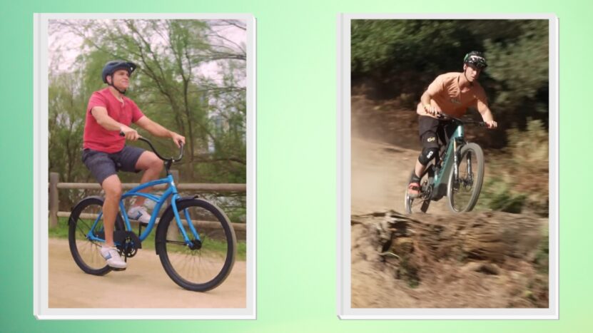 what is the difference between a cruiser bike and a mountain bike