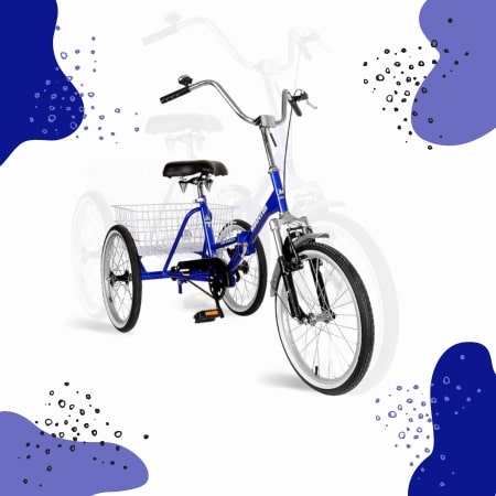 Mantis 67520 Tri-Rad Folding Adult Tricycle