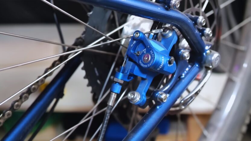 Mechanical Disk Brakes on a Bicycle