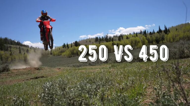 250 Vs 450 Dirt Bike (7 Key Differences)