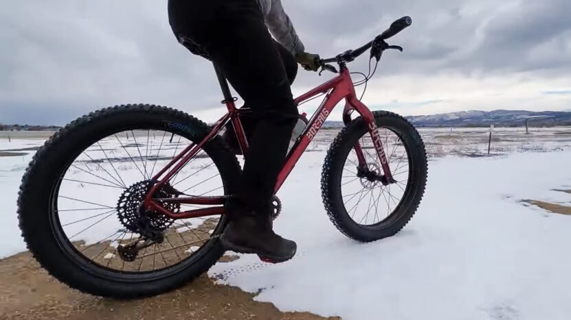 Borealis Fat Bike Driven by a Heavier-Set Rider