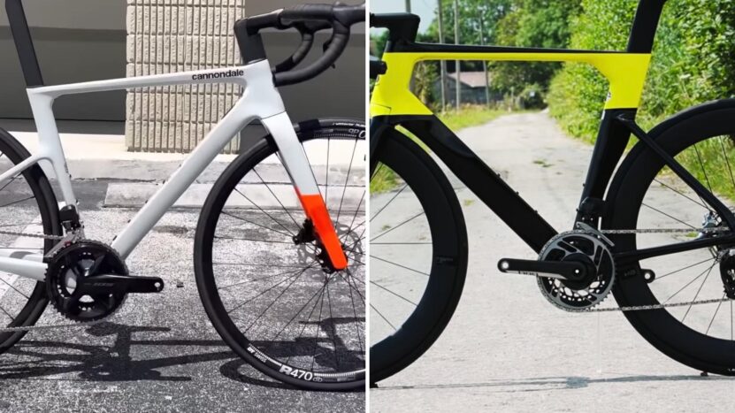 Comparison of Frames Between Cannondale Supersix and Systemsix Bikes
