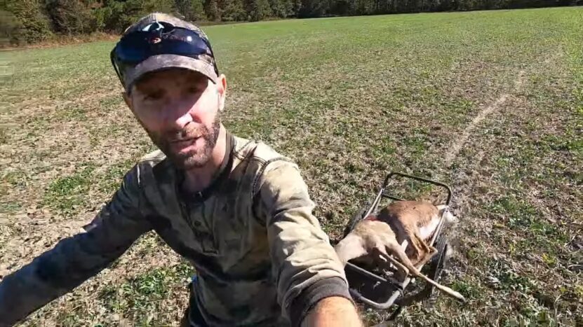 Drag a Deer with An Electric Bike