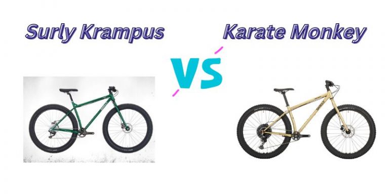 Surly Krampus vs Karate Monkey Bikes