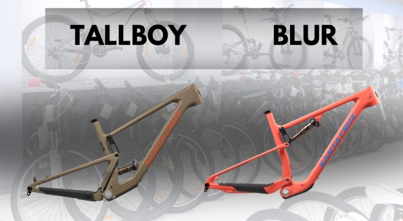 Tallboy vs Blur Bikes Frame