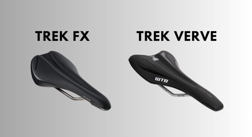 Trek Fx and trek Verve - Bikes Saddle comparison