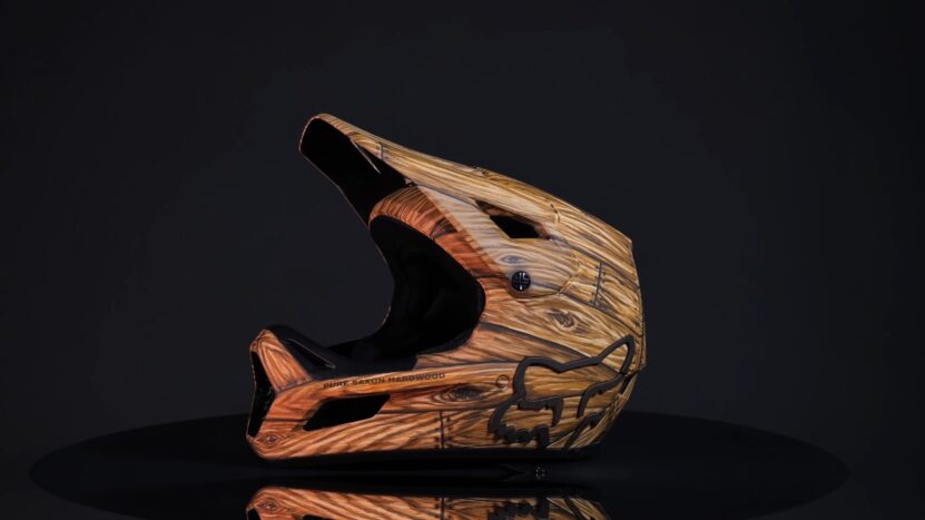 Wooden MTB Helmet